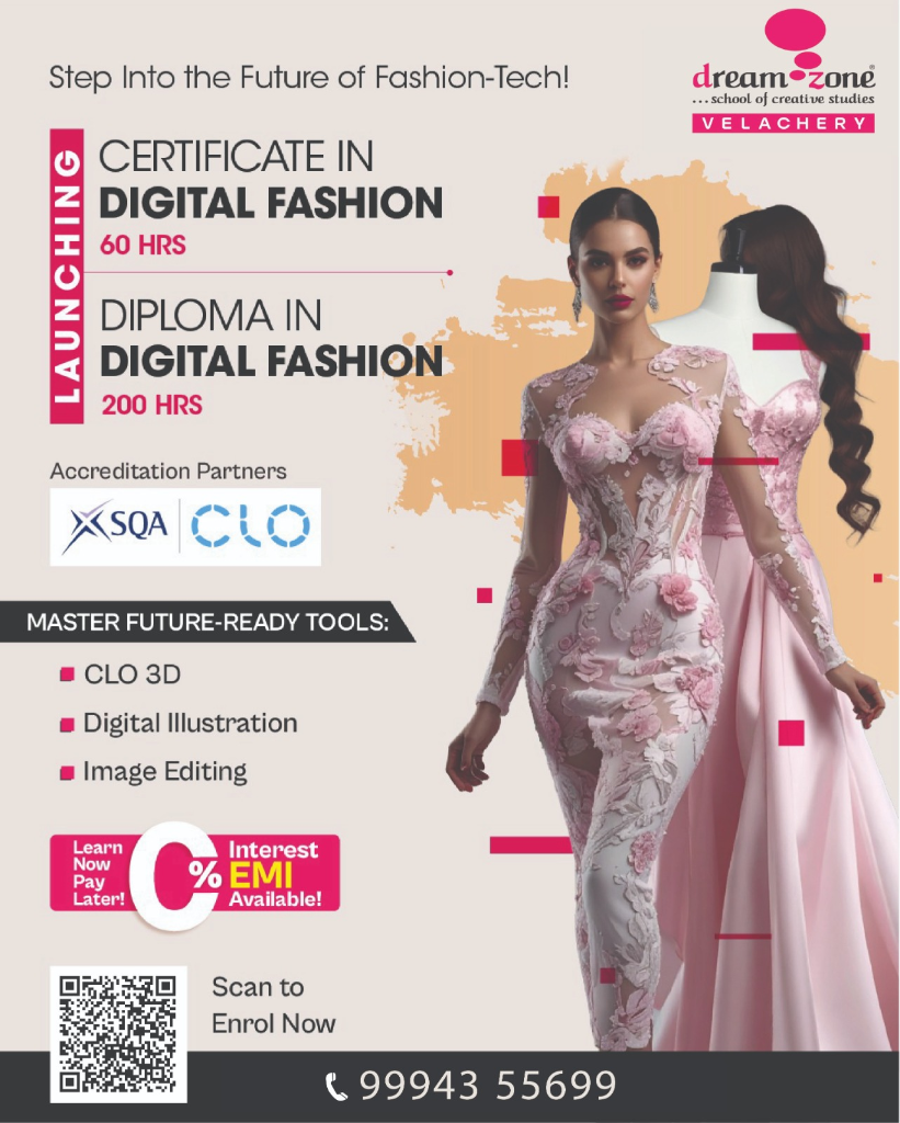 Diploma in
                            Digital Fashion
